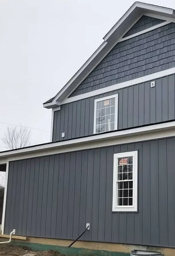 Modern Vertical Siding Installation