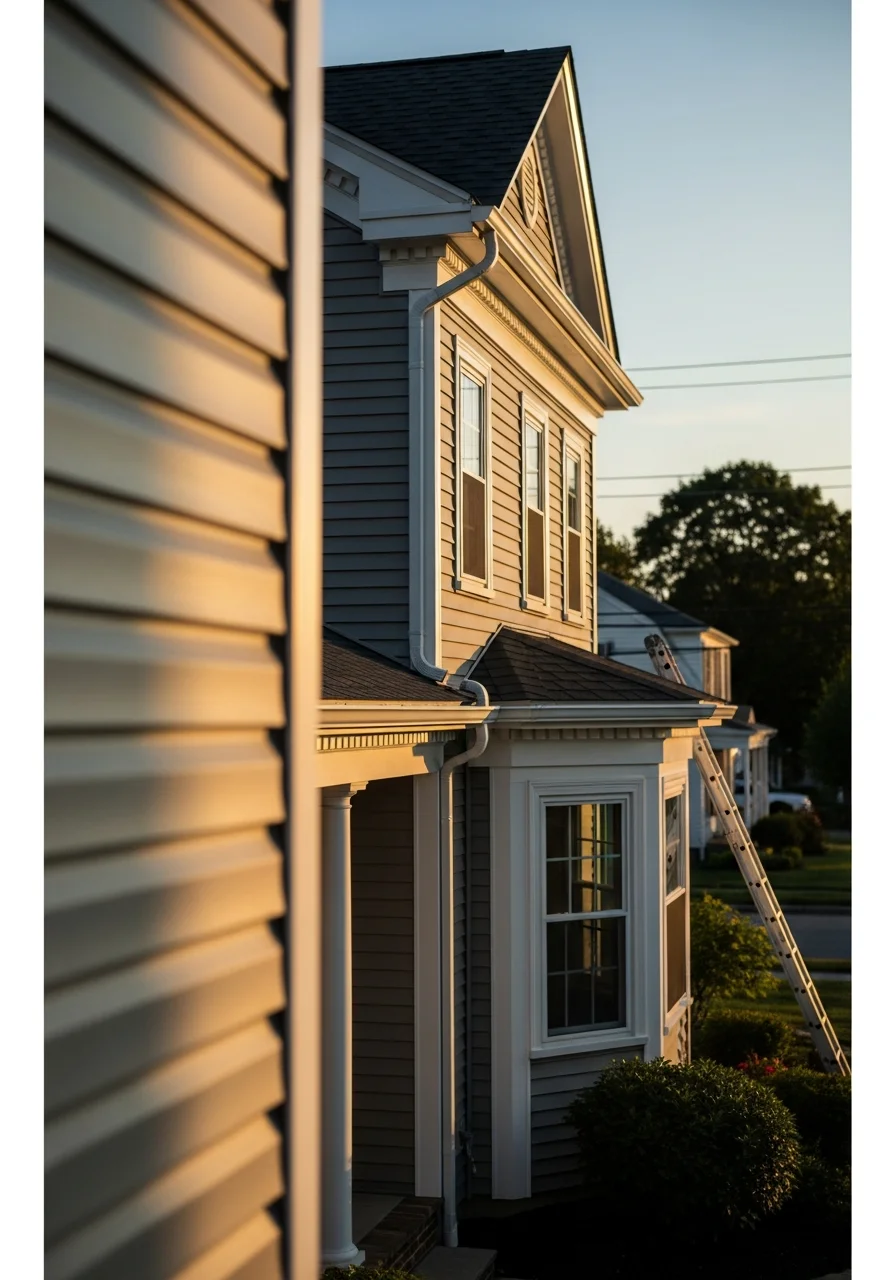 Southington home exterior with quality construction details and professional property upkeep.